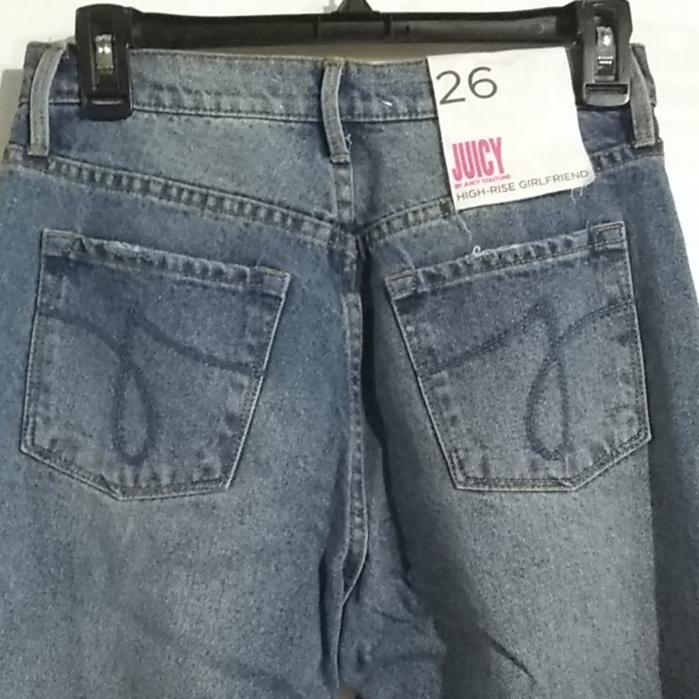 Juicy Couture High Rise Girlfriend Jeans NWT - Picture 8 of 8
